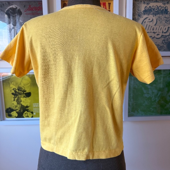 Fun Vintage 80s Novelty Graphic Cropped Tee - Picture 3 of 8